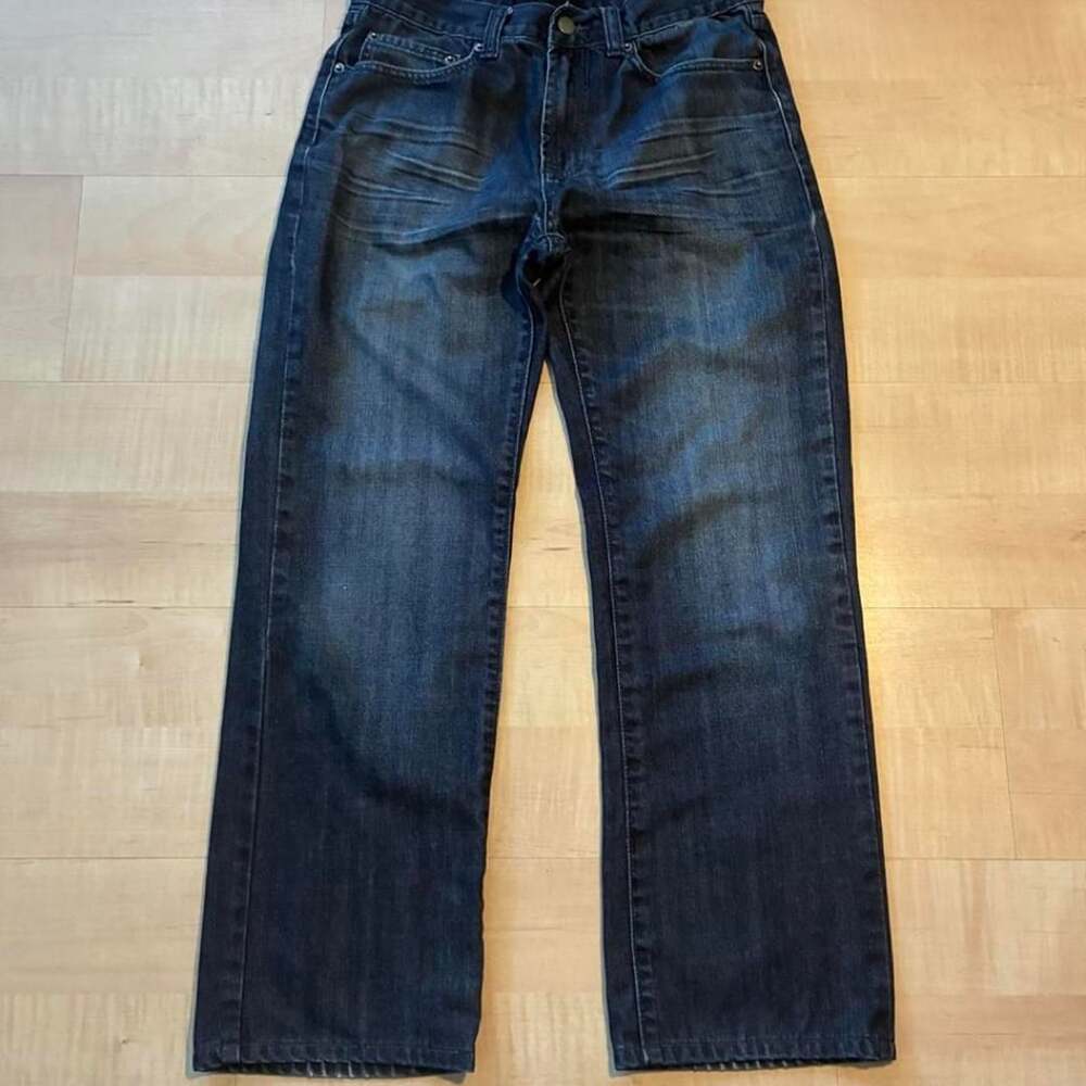Alfani Dark Wash Straight Leg Denim Jeans Mens 30x30